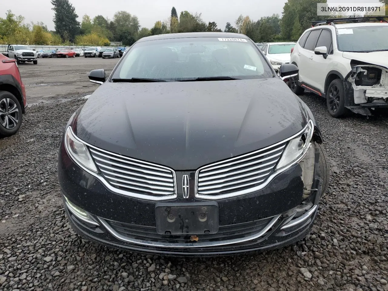 2013 Lincoln Mkz VIN: 3LN6L2G91DR818971 Lot: 77220674