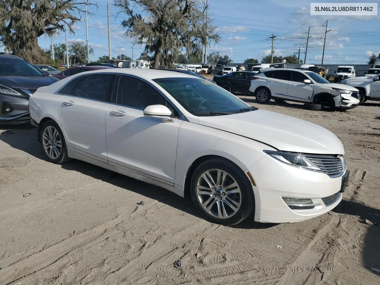 2013 Lincoln Mkz Hybrid VIN: 3LN6L2LU8DR811462 Lot: 80132554