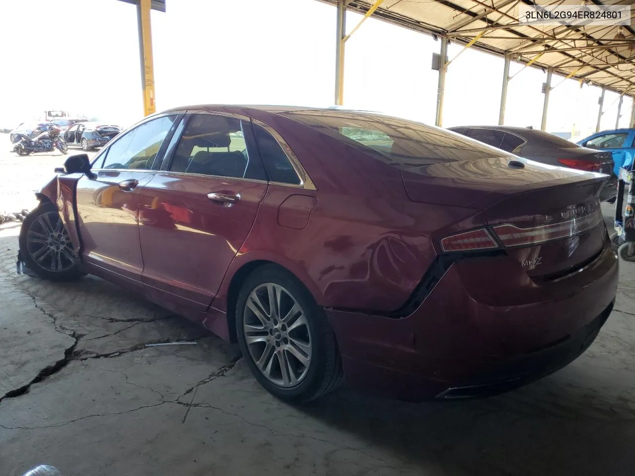 2014 Lincoln Mkz VIN: 3LN6L2G94ER824801 Lot: 52151874