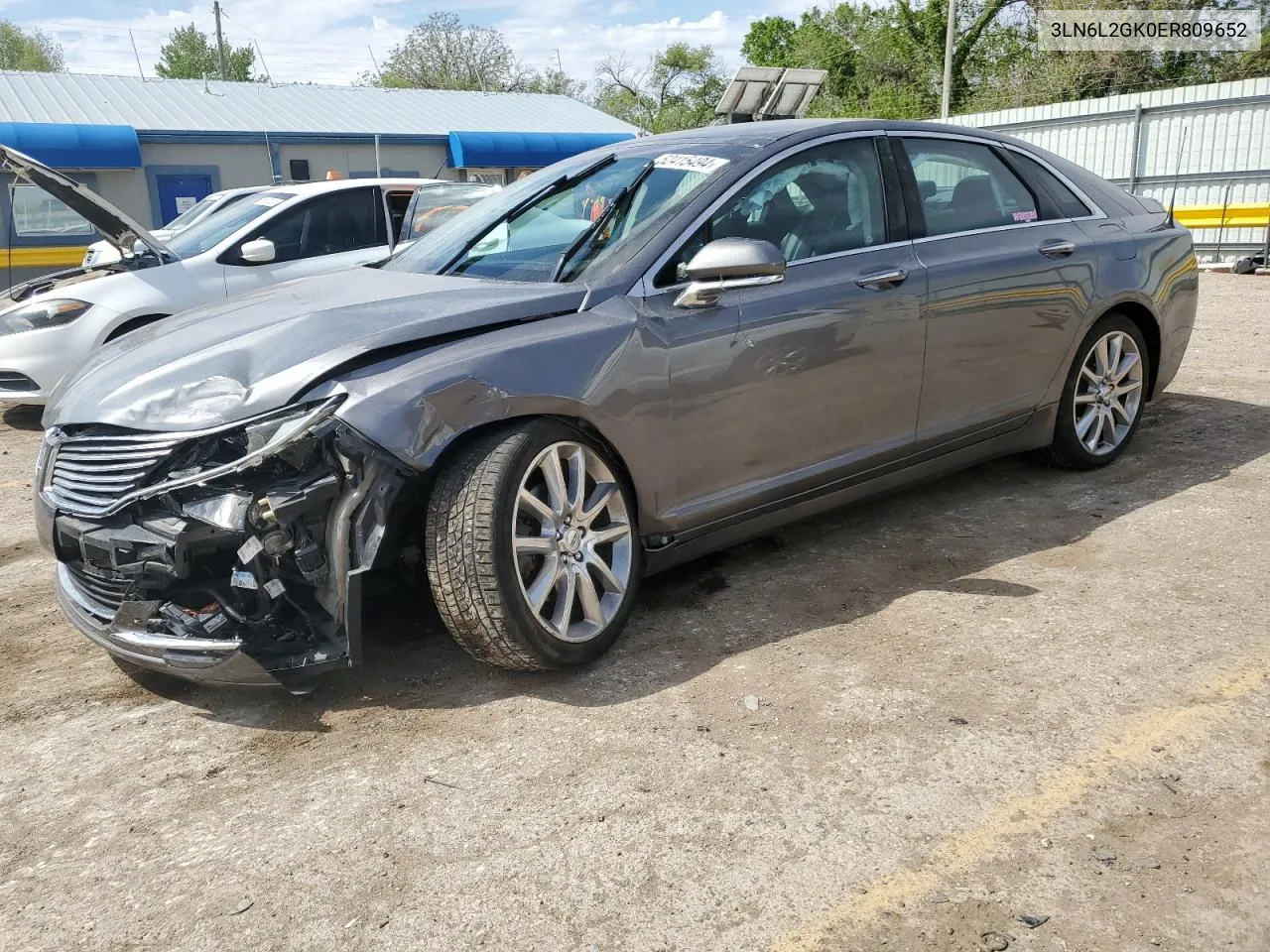 2014 Lincoln Mkz VIN: 3LN6L2GK0ER809652 Lot: 52415494