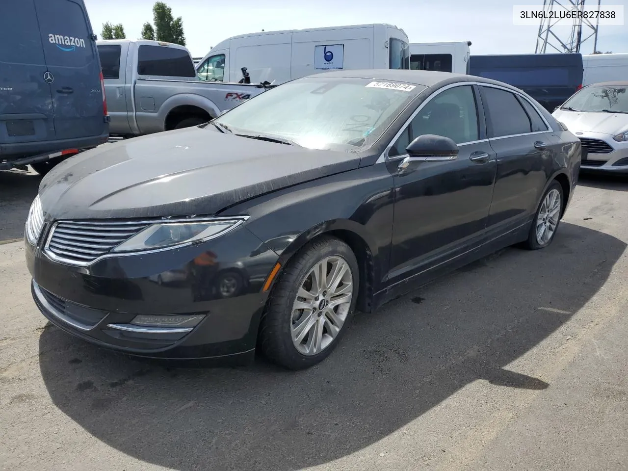 3LN6L2LU6ER827838 2014 Lincoln Mkz Hybrid