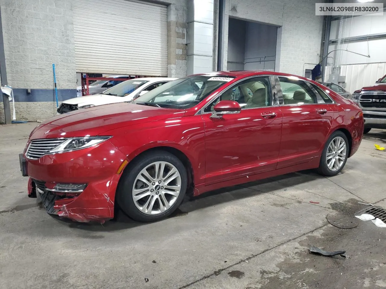 2014 Lincoln Mkz VIN: 3LN6L2G98ER830200 Lot: 58454984