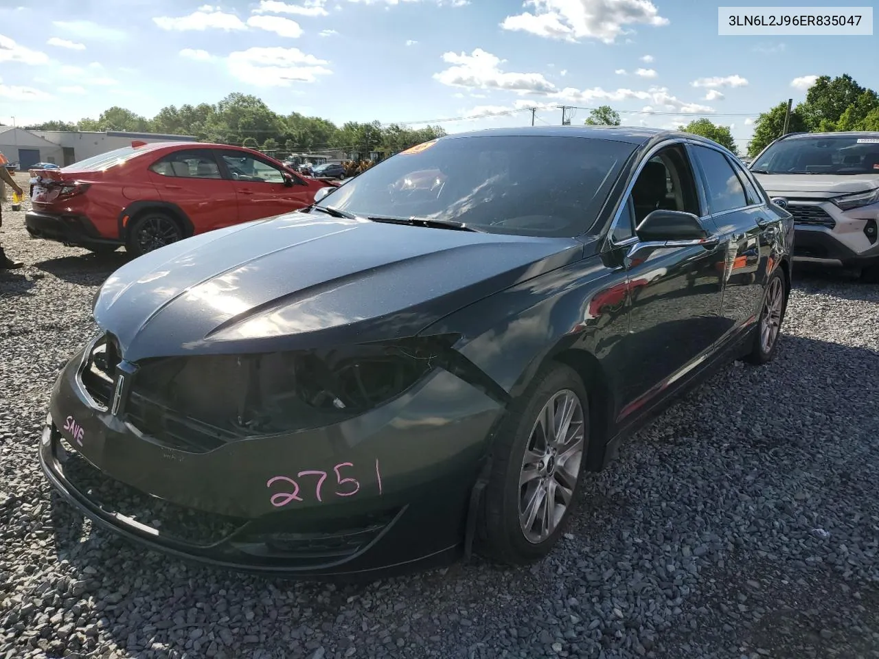 2014 Lincoln Mkz VIN: 3LN6L2J96ER835047 Lot: 59687084