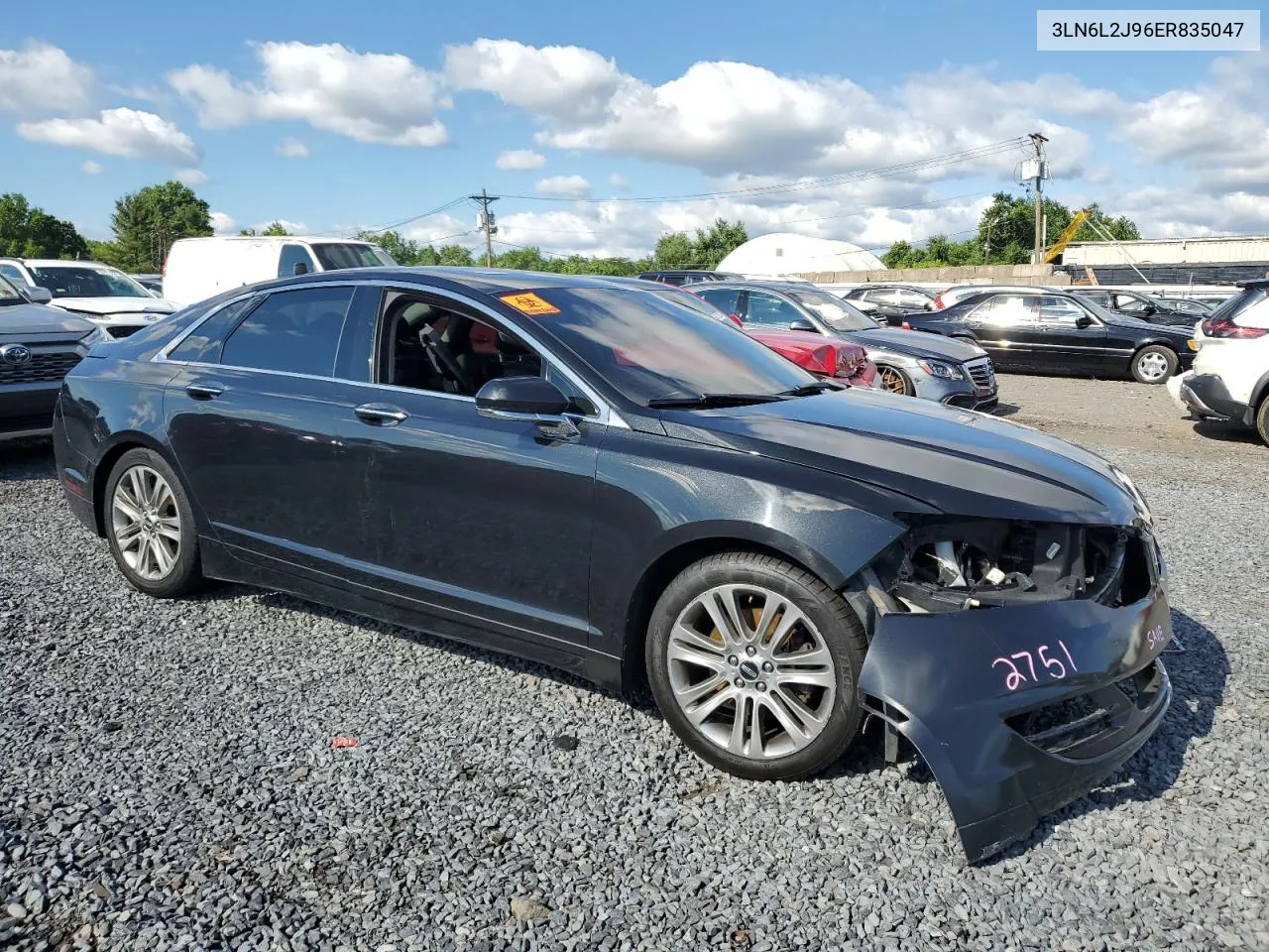 2014 Lincoln Mkz VIN: 3LN6L2J96ER835047 Lot: 59687084