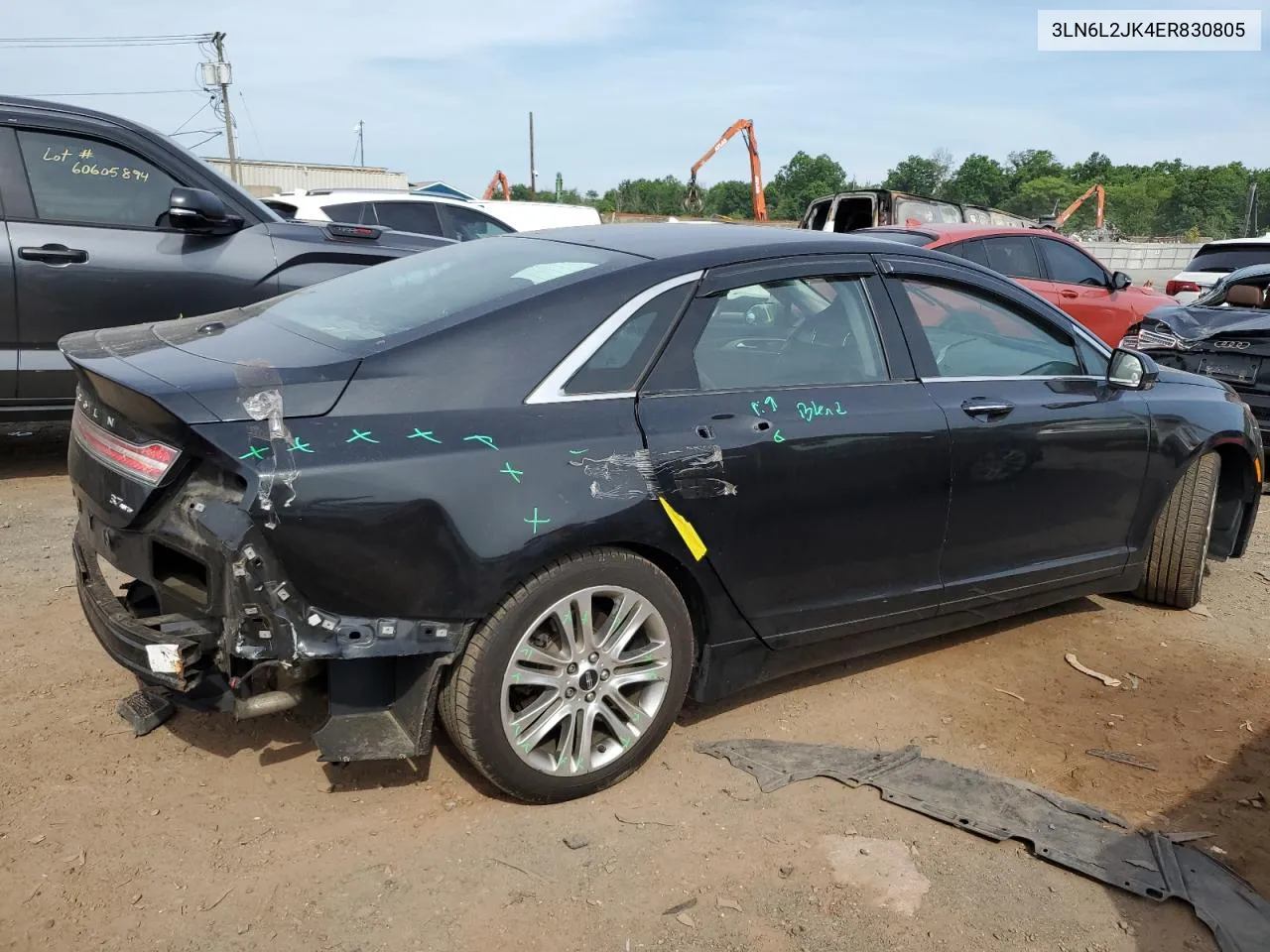 3LN6L2JK4ER830805 2014 Lincoln Mkz