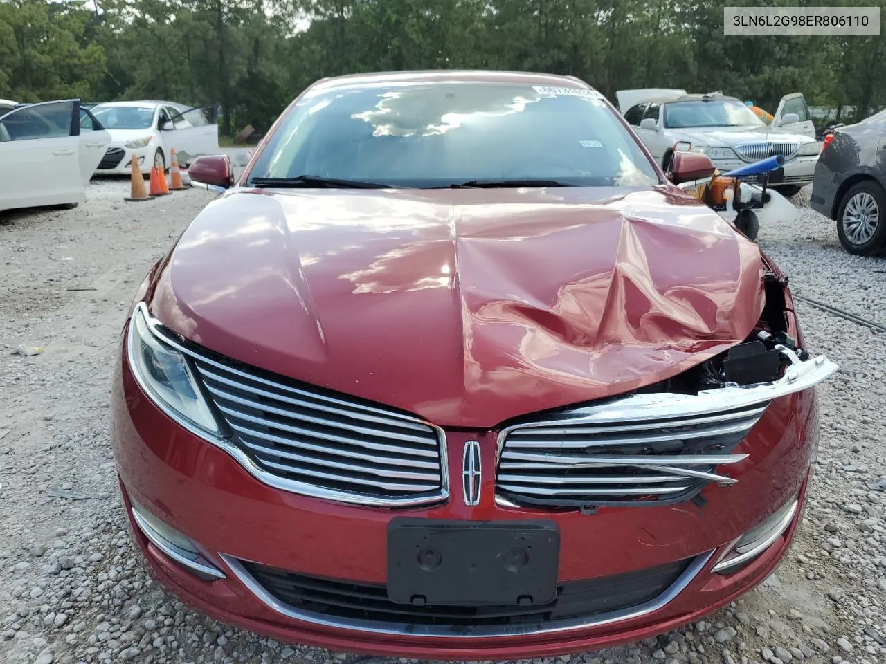 2014 Lincoln Mkz VIN: 3LN6L2G98ER806110 Lot: 60731034