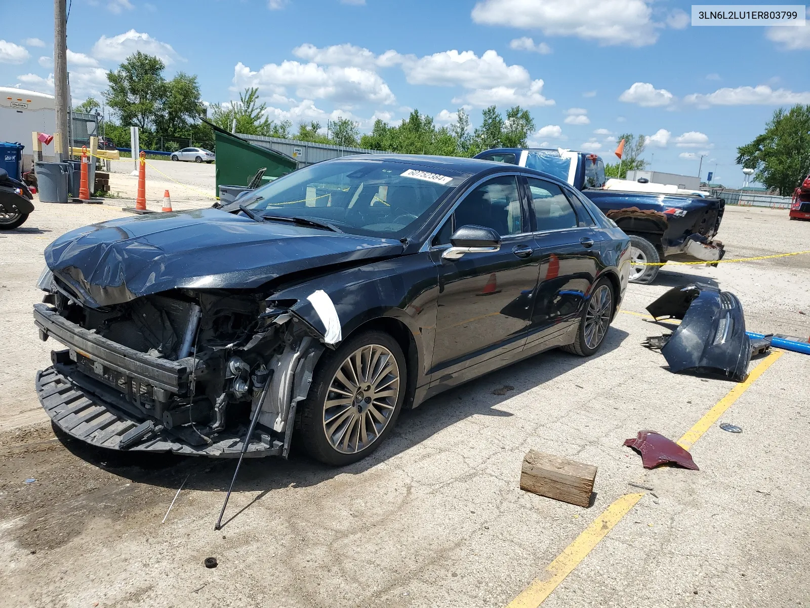 3LN6L2LU1ER803799 2014 Lincoln Mkz Hybrid