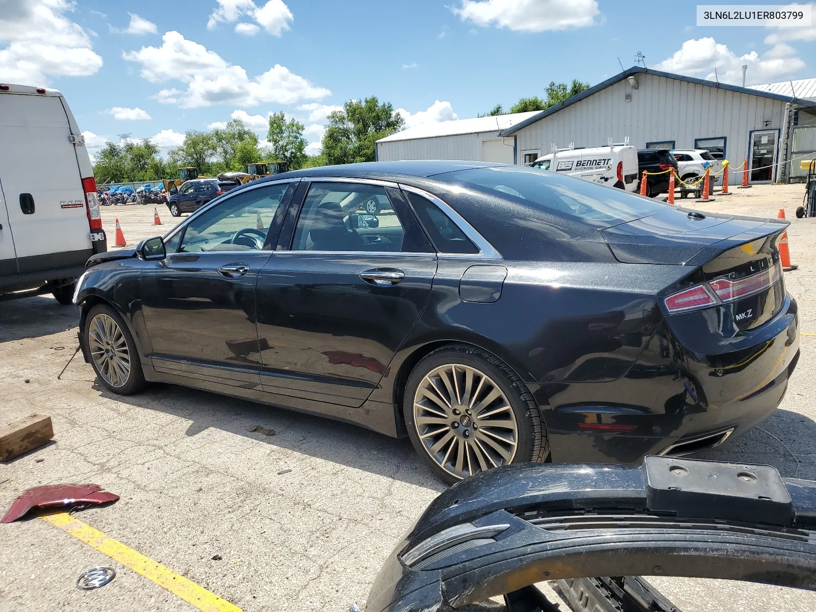 2014 Lincoln Mkz Hybrid VIN: 3LN6L2LU1ER803799 Lot: 60752384