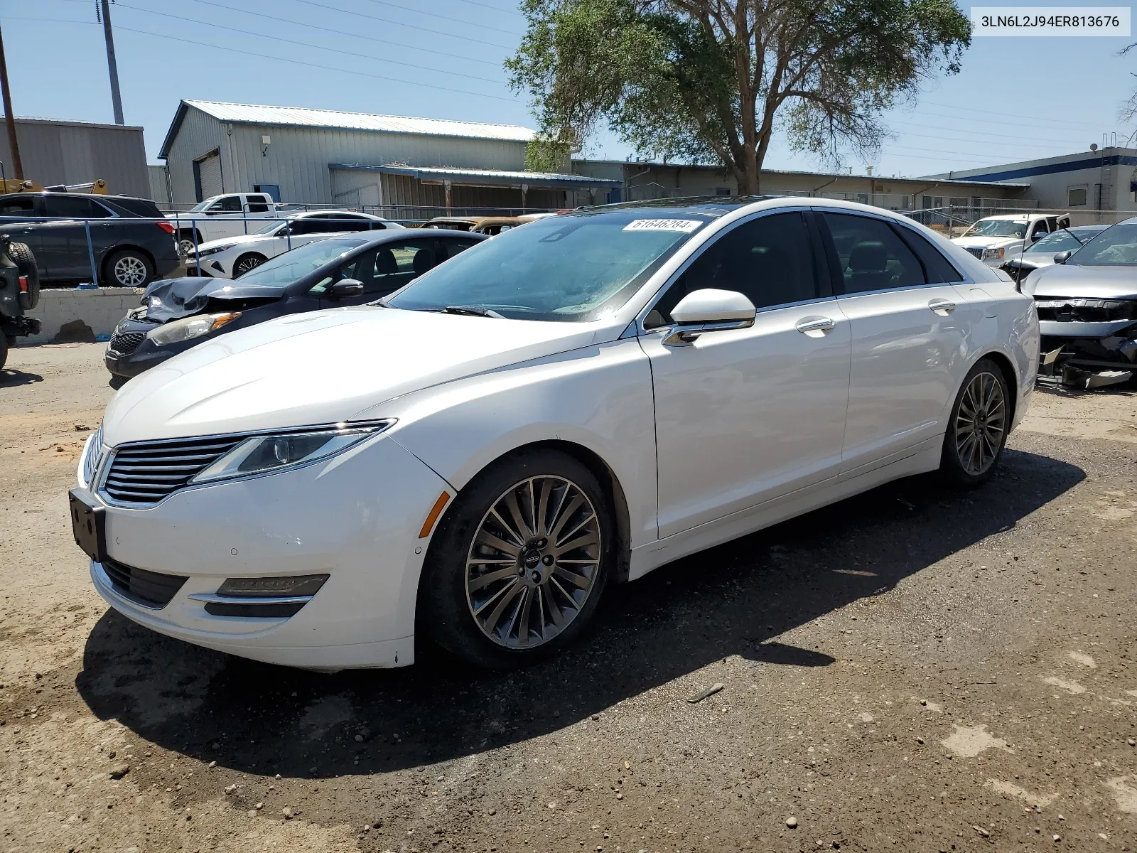 2014 Lincoln Mkz VIN: 3LN6L2J94ER813676 Lot: 61646284