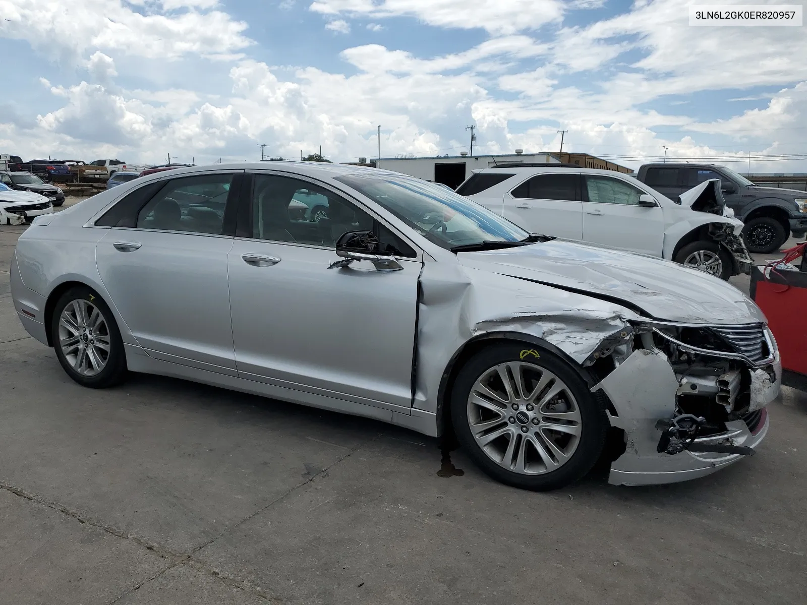 2014 Lincoln Mkz VIN: 3LN6L2GK0ER820957 Lot: 63840004