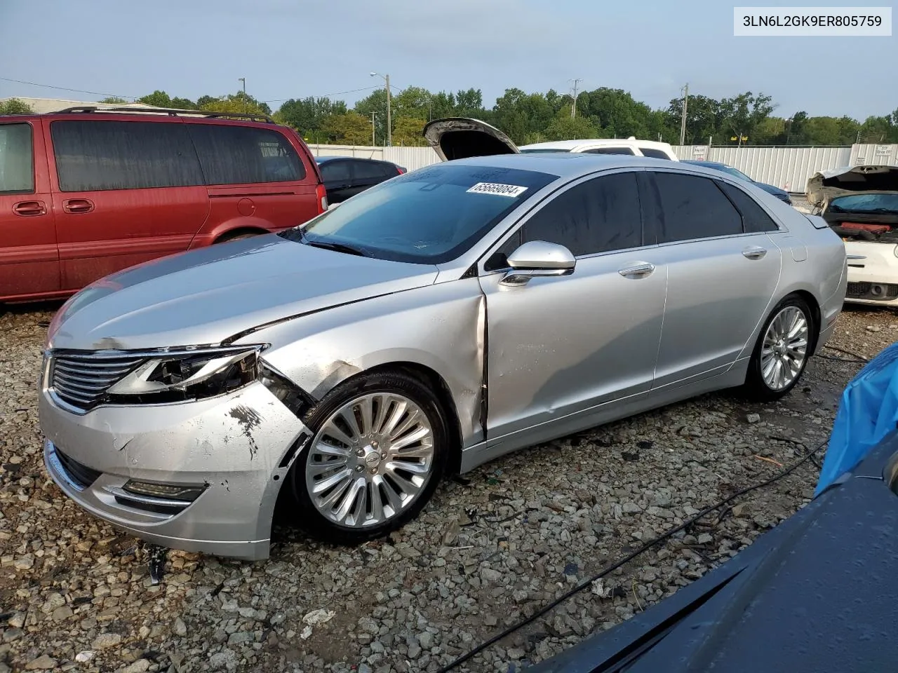 2014 Lincoln Mkz VIN: 3LN6L2GK9ER805759 Lot: 65669084