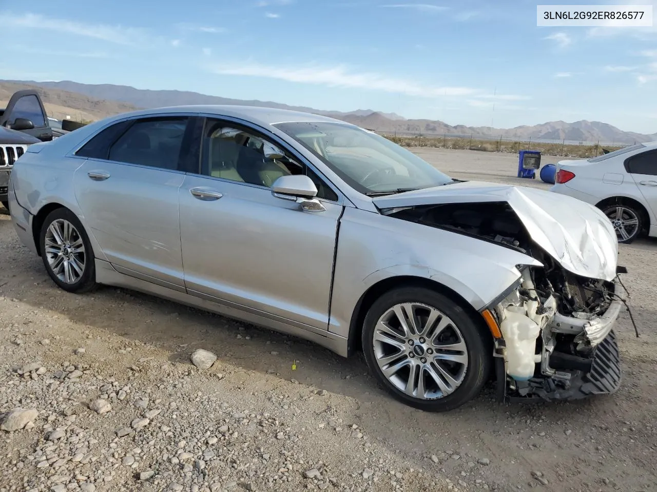 2014 Lincoln Mkz VIN: 3LN6L2G92ER826577 Lot: 65997594