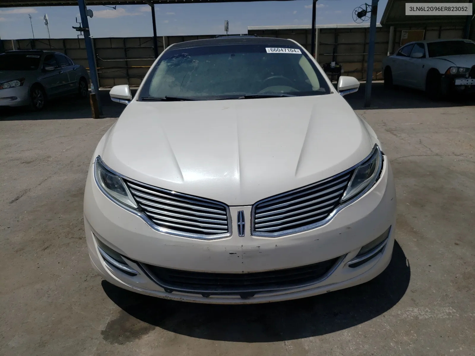 2014 Lincoln Mkz VIN: 3LN6L2G96ER823052 Lot: 66047104