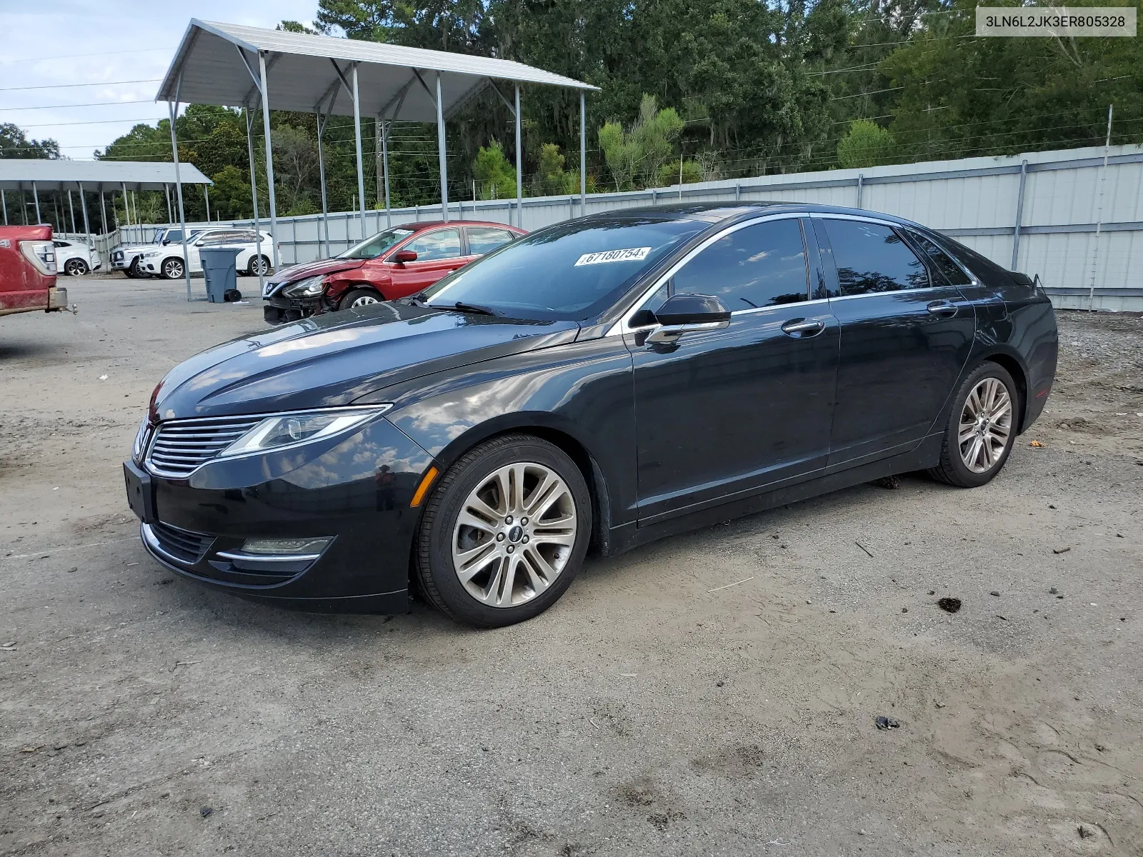 2014 Lincoln Mkz VIN: 3LN6L2JK3ER805328 Lot: 67180754