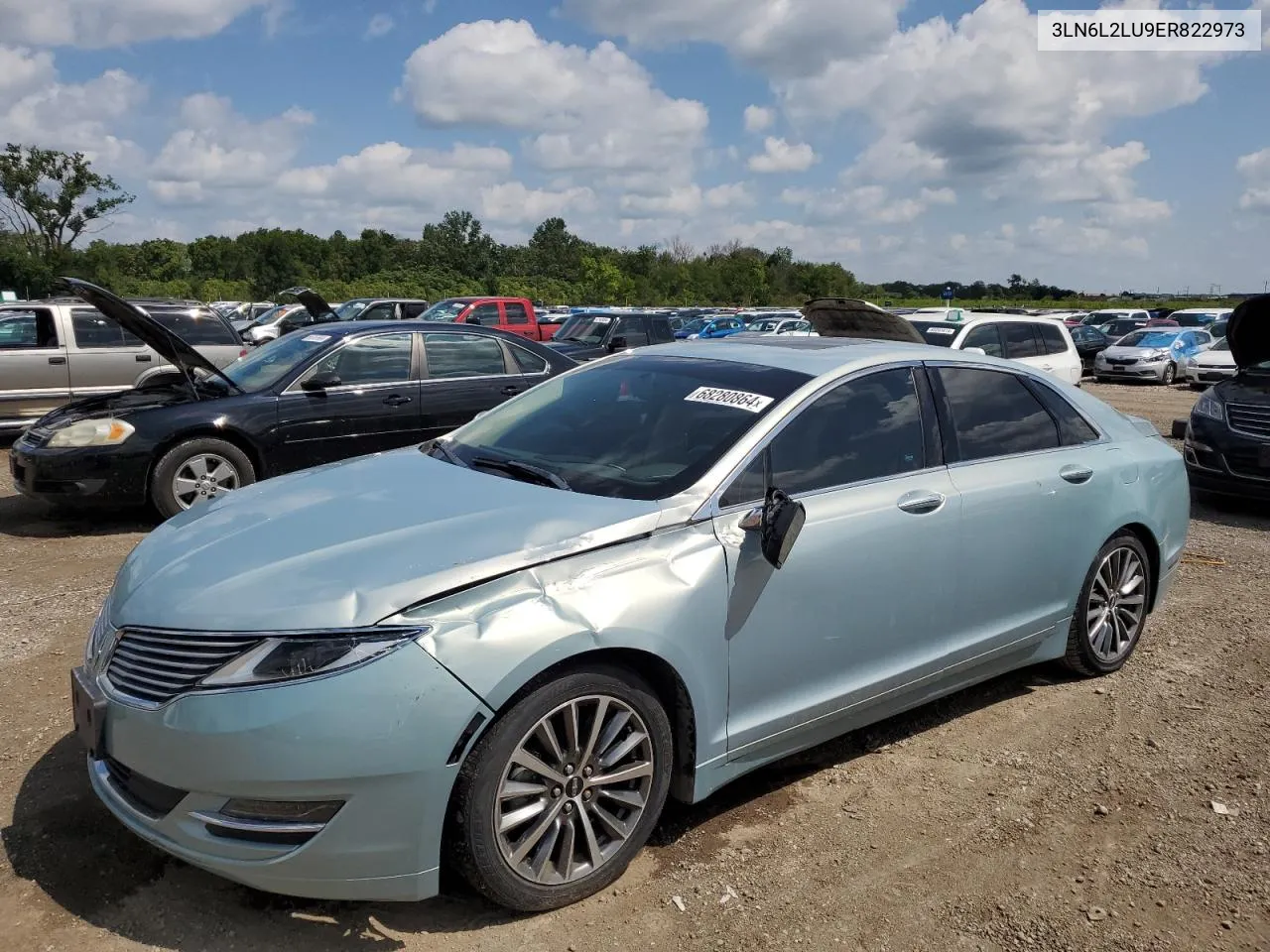 2014 Lincoln Mkz Hybrid VIN: 3LN6L2LU9ER822973 Lot: 68280864