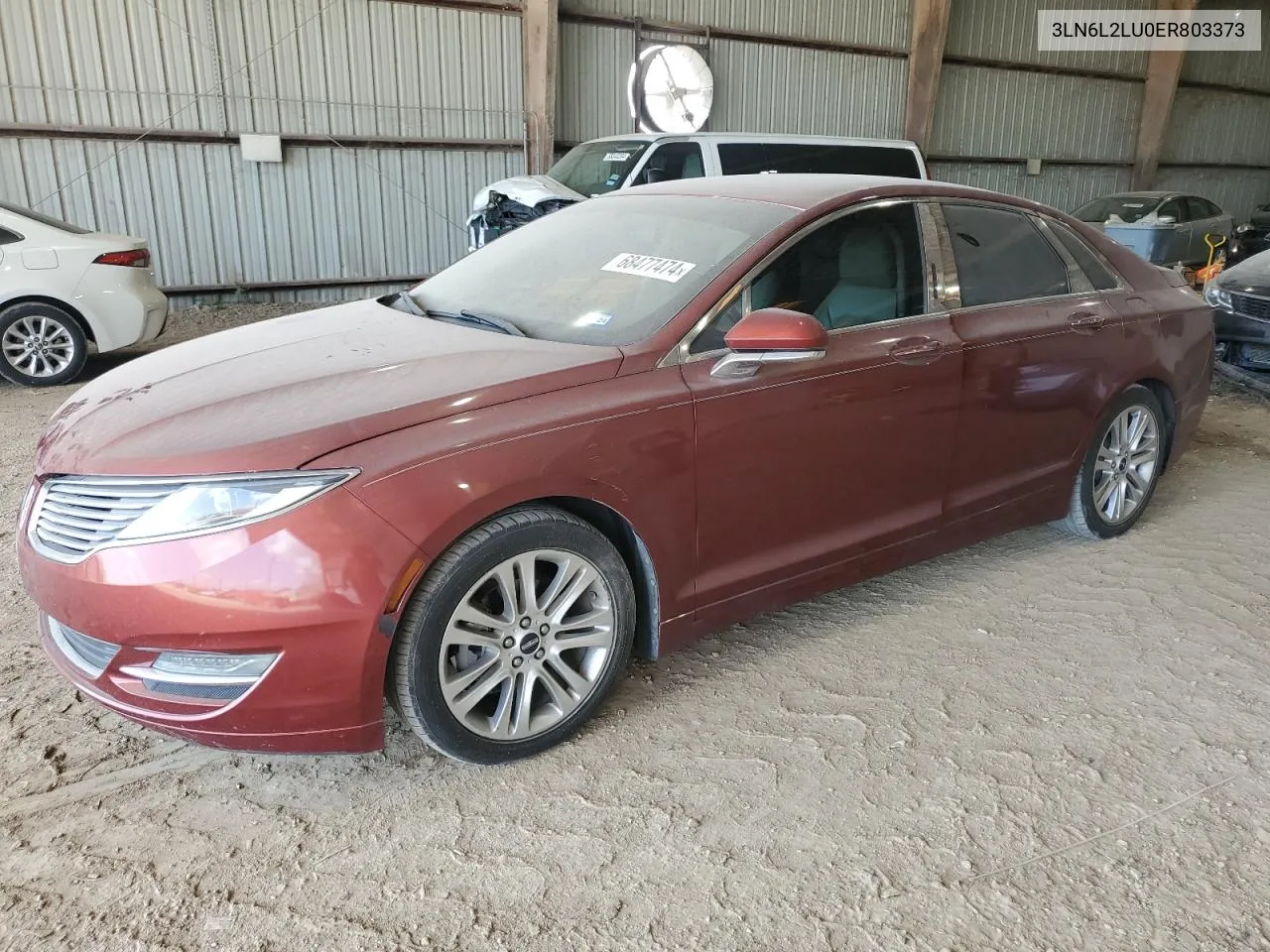 2014 Lincoln Mkz Hybrid VIN: 3LN6L2LU0ER803373 Lot: 68477474