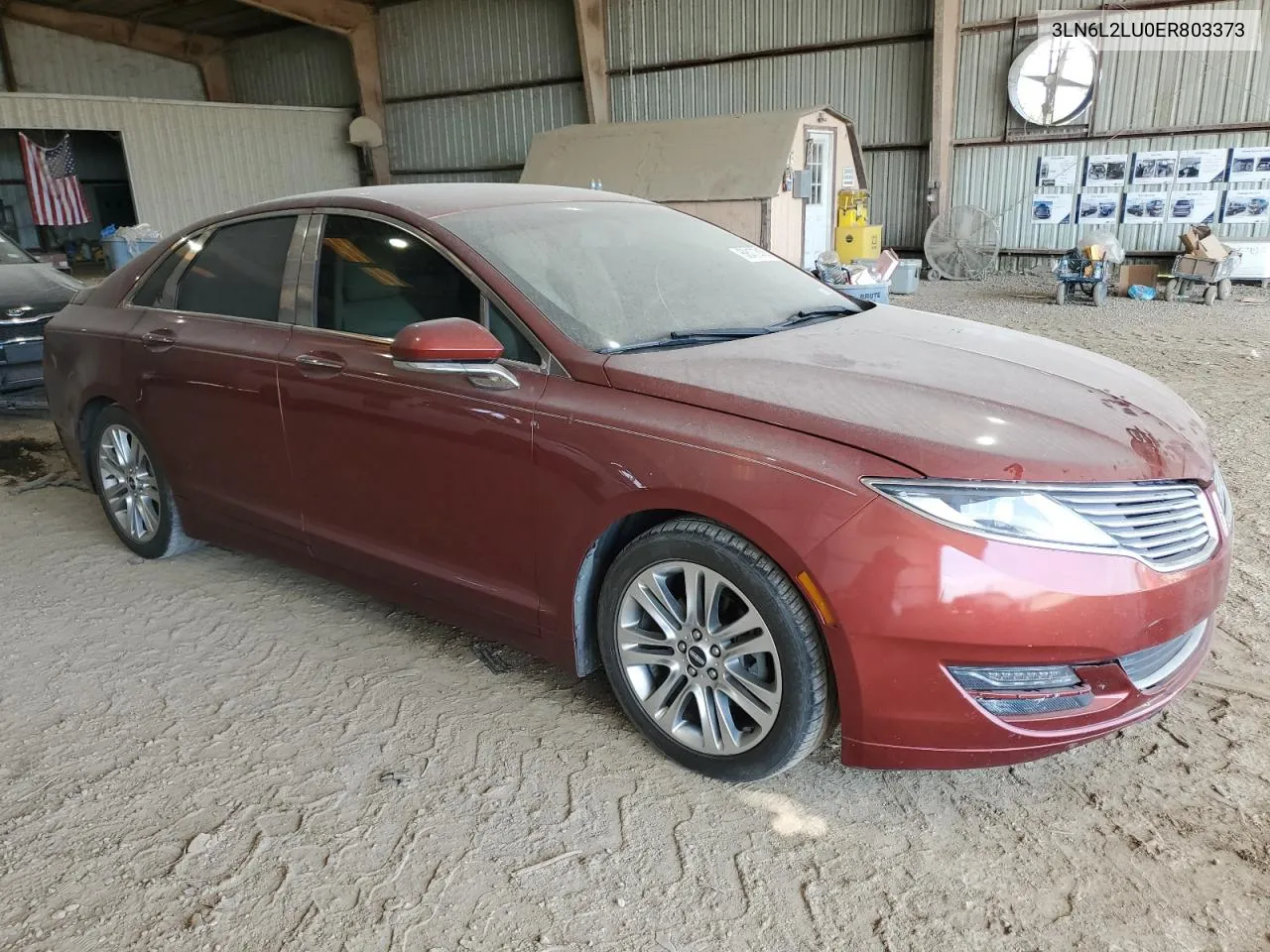 3LN6L2LU0ER803373 2014 Lincoln Mkz Hybrid