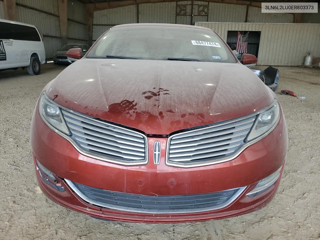 2014 Lincoln Mkz Hybrid VIN: 3LN6L2LU0ER803373 Lot: 68477474