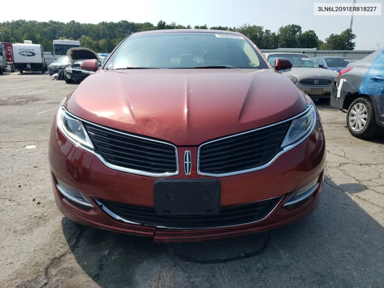 2014 Lincoln Mkz VIN: 3LN6L2G91ER818227 Lot: 68803564