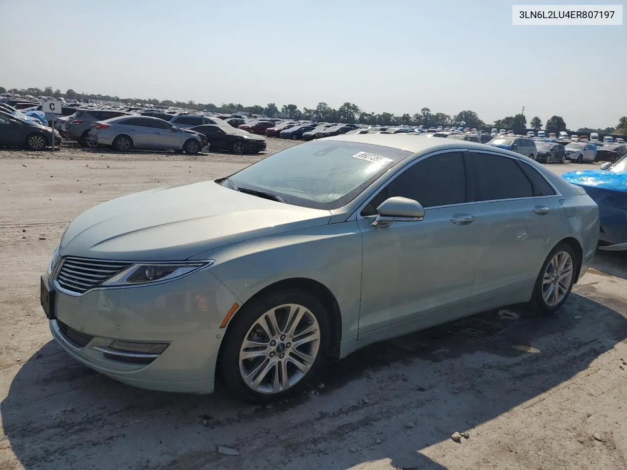 2014 Lincoln Mkz Hybrid VIN: 3LN6L2LU4ER807197 Lot: 69273954