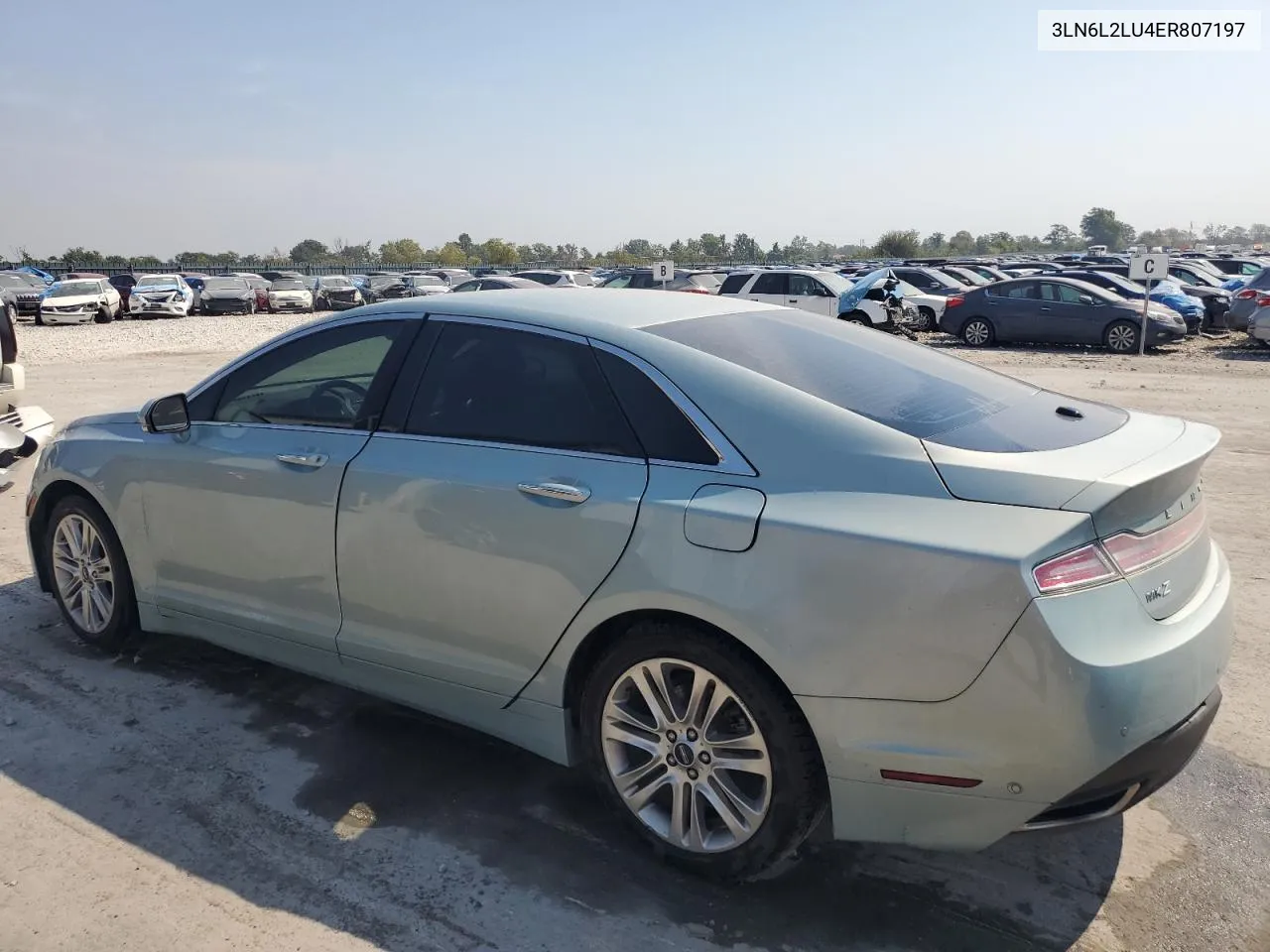 2014 Lincoln Mkz Hybrid VIN: 3LN6L2LU4ER807197 Lot: 69273954