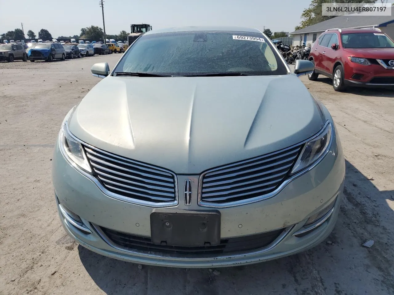 2014 Lincoln Mkz Hybrid VIN: 3LN6L2LU4ER807197 Lot: 69273954