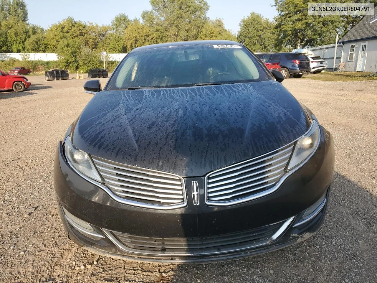 2014 Lincoln Mkz VIN: 3LN6L2GK0ER804791 Lot: 69676294