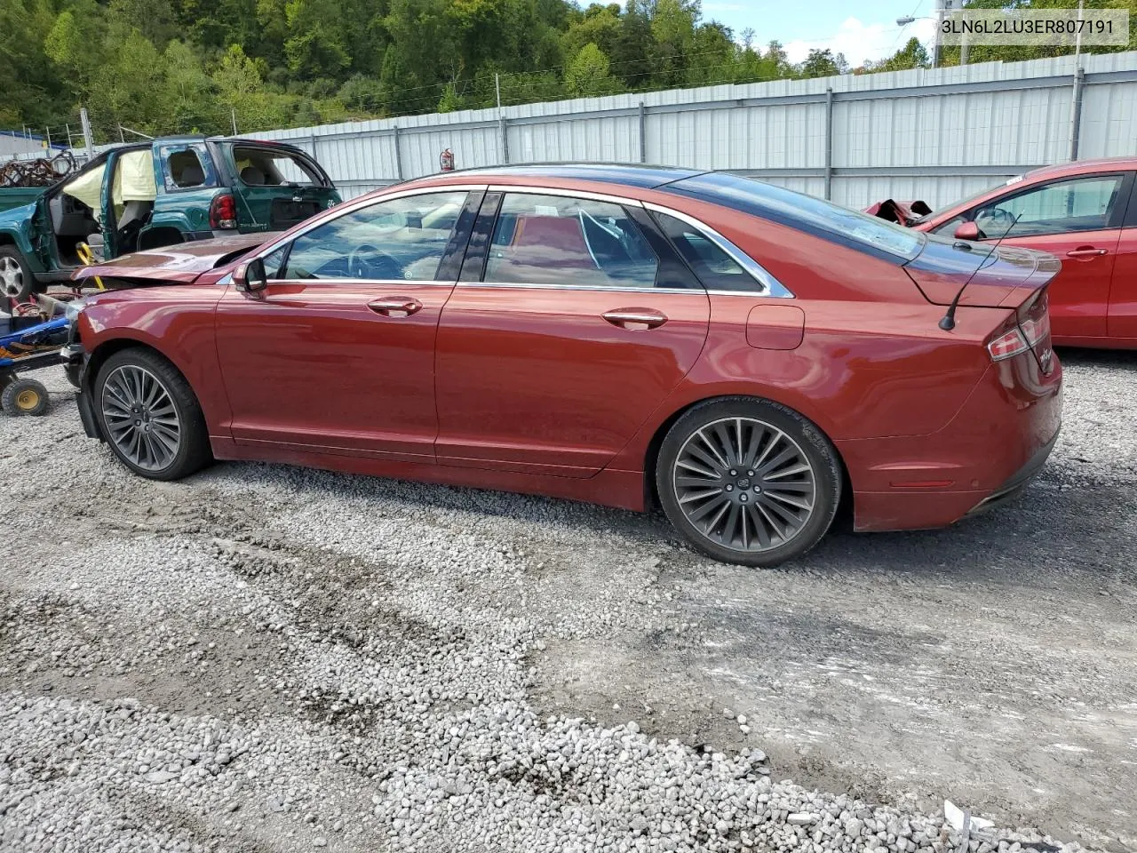 2014 Lincoln Mkz Hybrid VIN: 3LN6L2LU3ER807191 Lot: 70746444