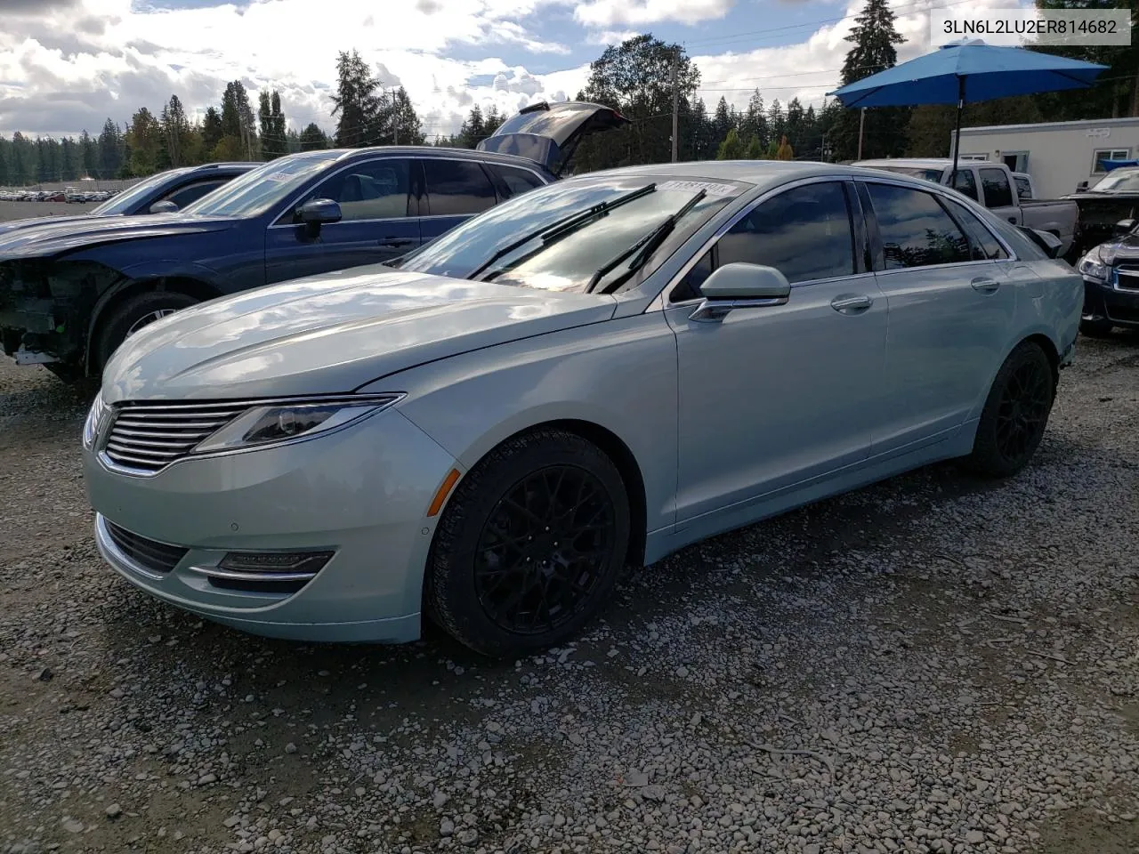 2014 Lincoln Mkz Hybrid VIN: 3LN6L2LU2ER814682 Lot: 71381494