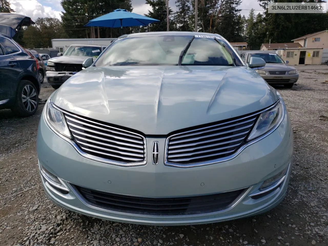 2014 Lincoln Mkz Hybrid VIN: 3LN6L2LU2ER814682 Lot: 71381494