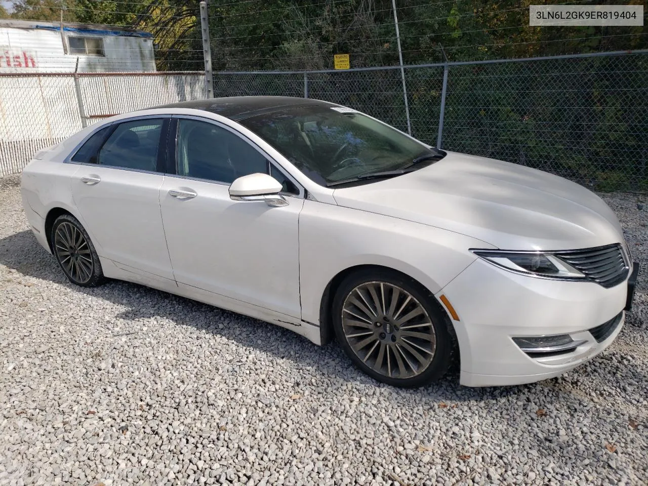 2014 Lincoln Mkz VIN: 3LN6L2GK9ER819404 Lot: 71951424