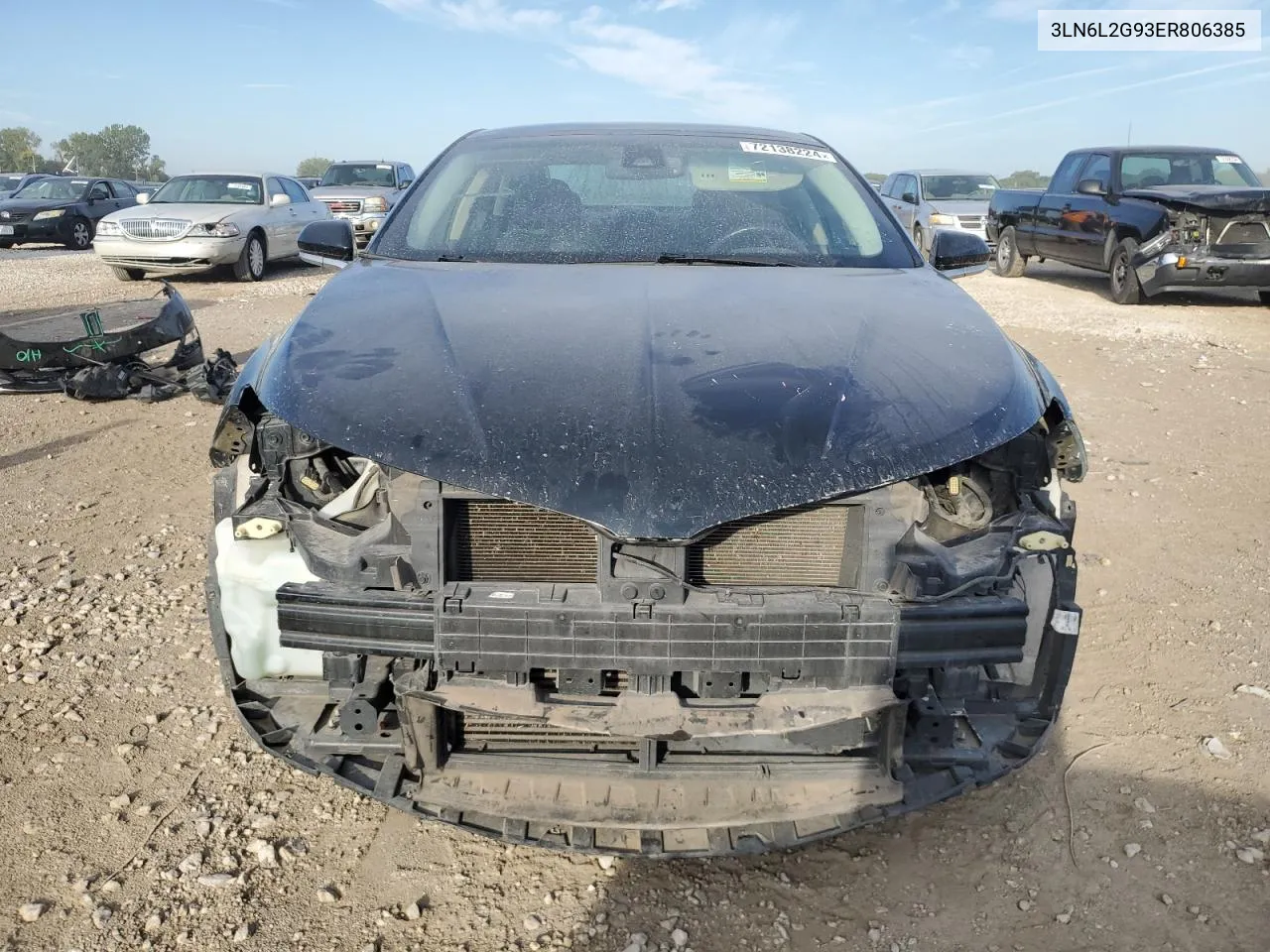 2014 Lincoln Mkz VIN: 3LN6L2G93ER806385 Lot: 72138224