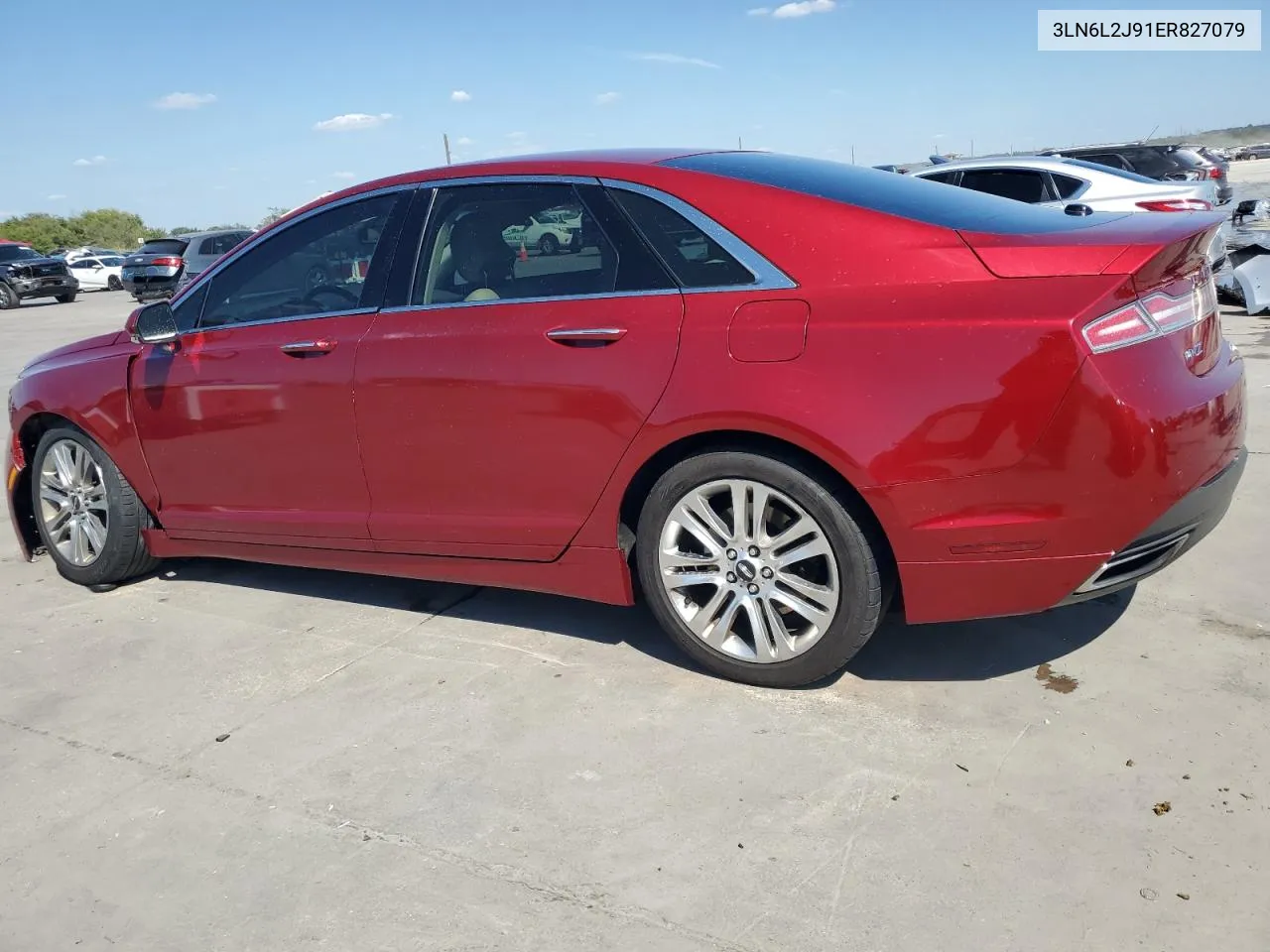 2014 Lincoln Mkz VIN: 3LN6L2J91ER827079 Lot: 72454134