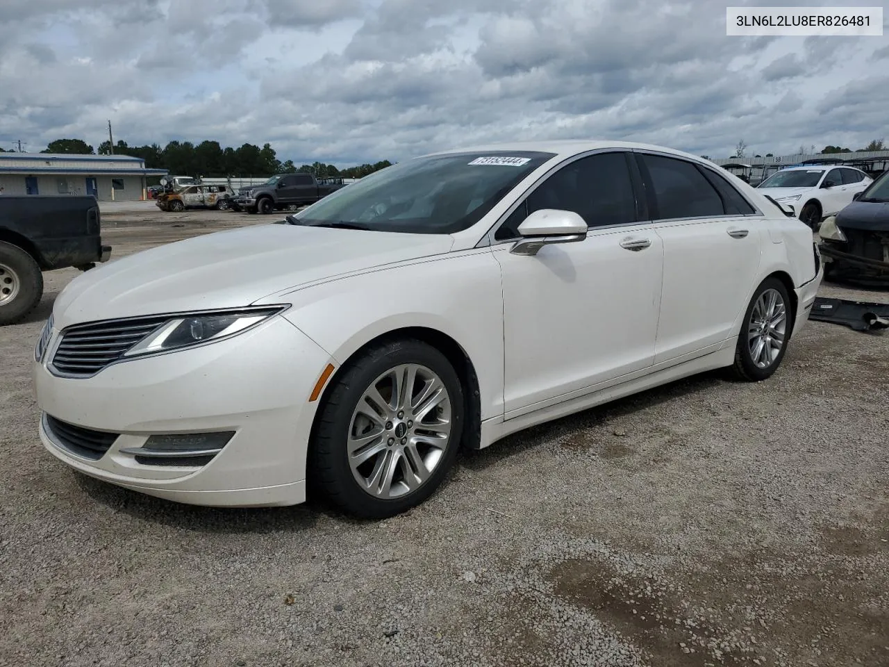 3LN6L2LU8ER826481 2014 Lincoln Mkz Hybrid