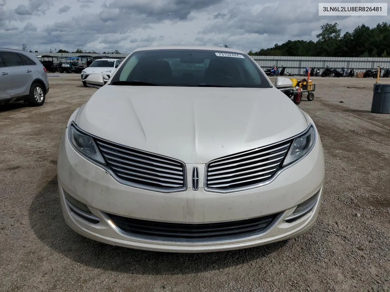 2014 Lincoln Mkz Hybrid VIN: 3LN6L2LU8ER826481 Lot: 73152444