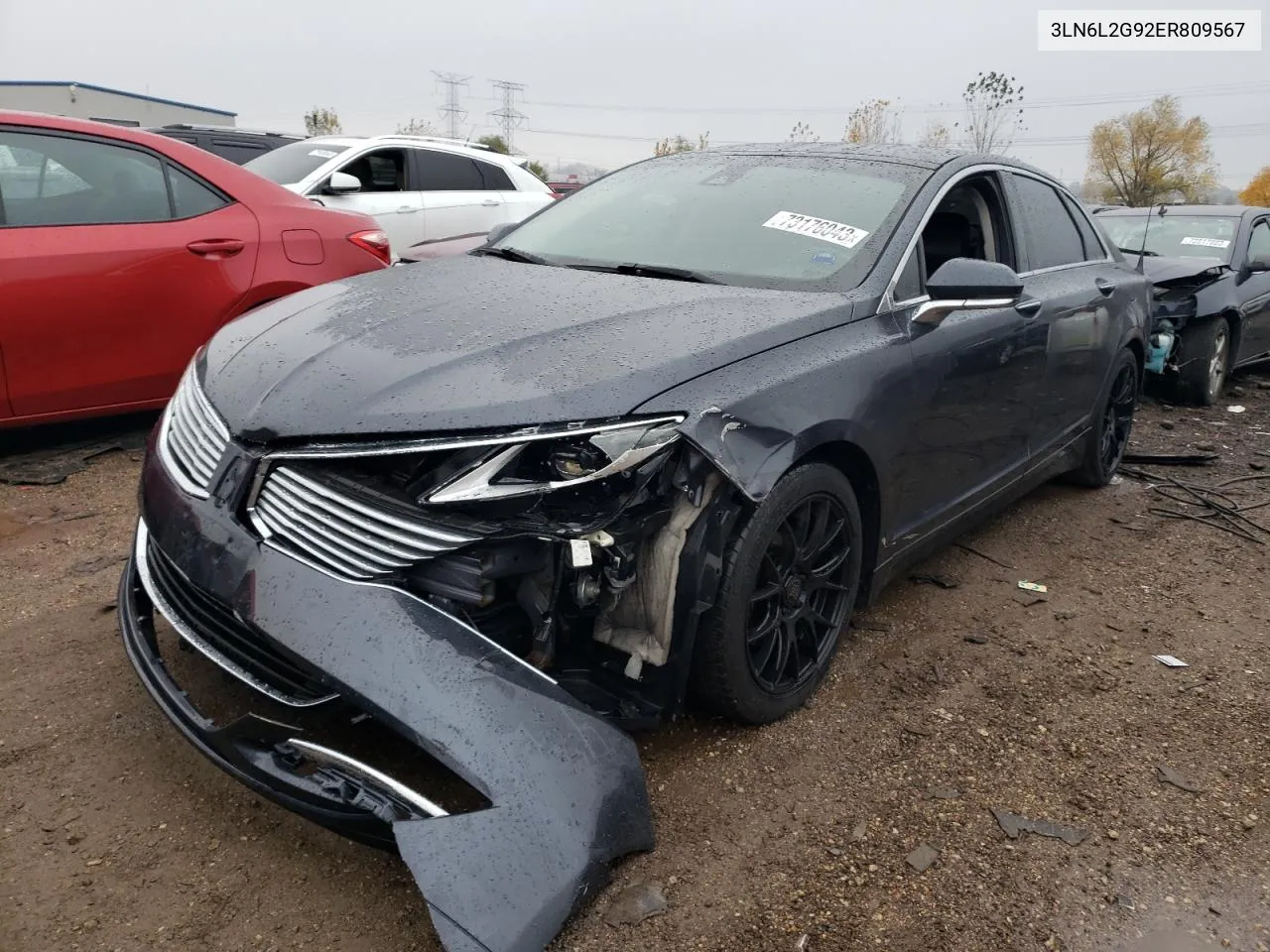 2014 Lincoln Mkz VIN: 3LN6L2G92ER809567 Lot: 73176043