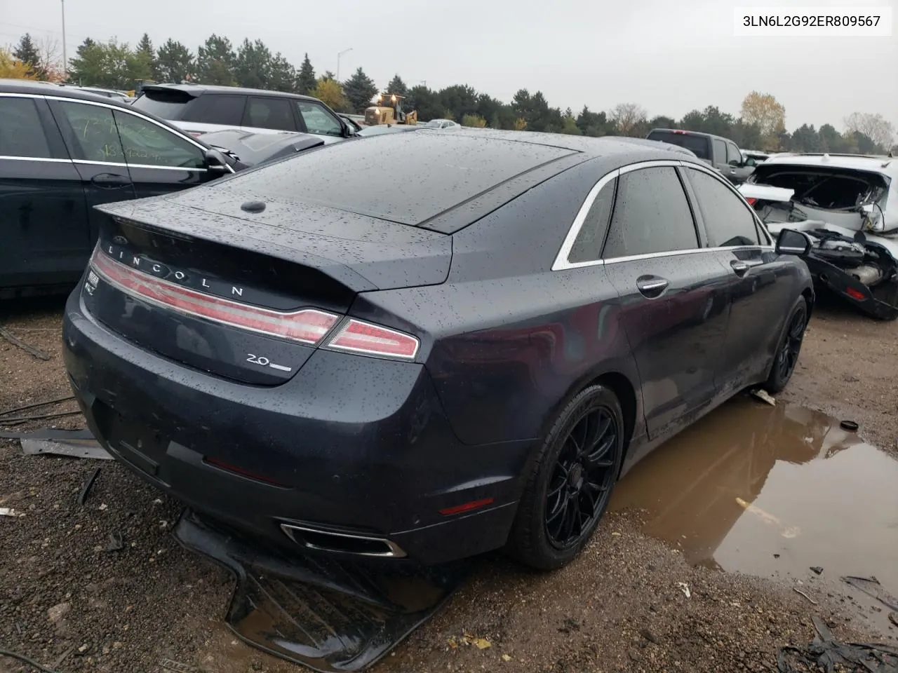 2014 Lincoln Mkz VIN: 3LN6L2G92ER809567 Lot: 73176043