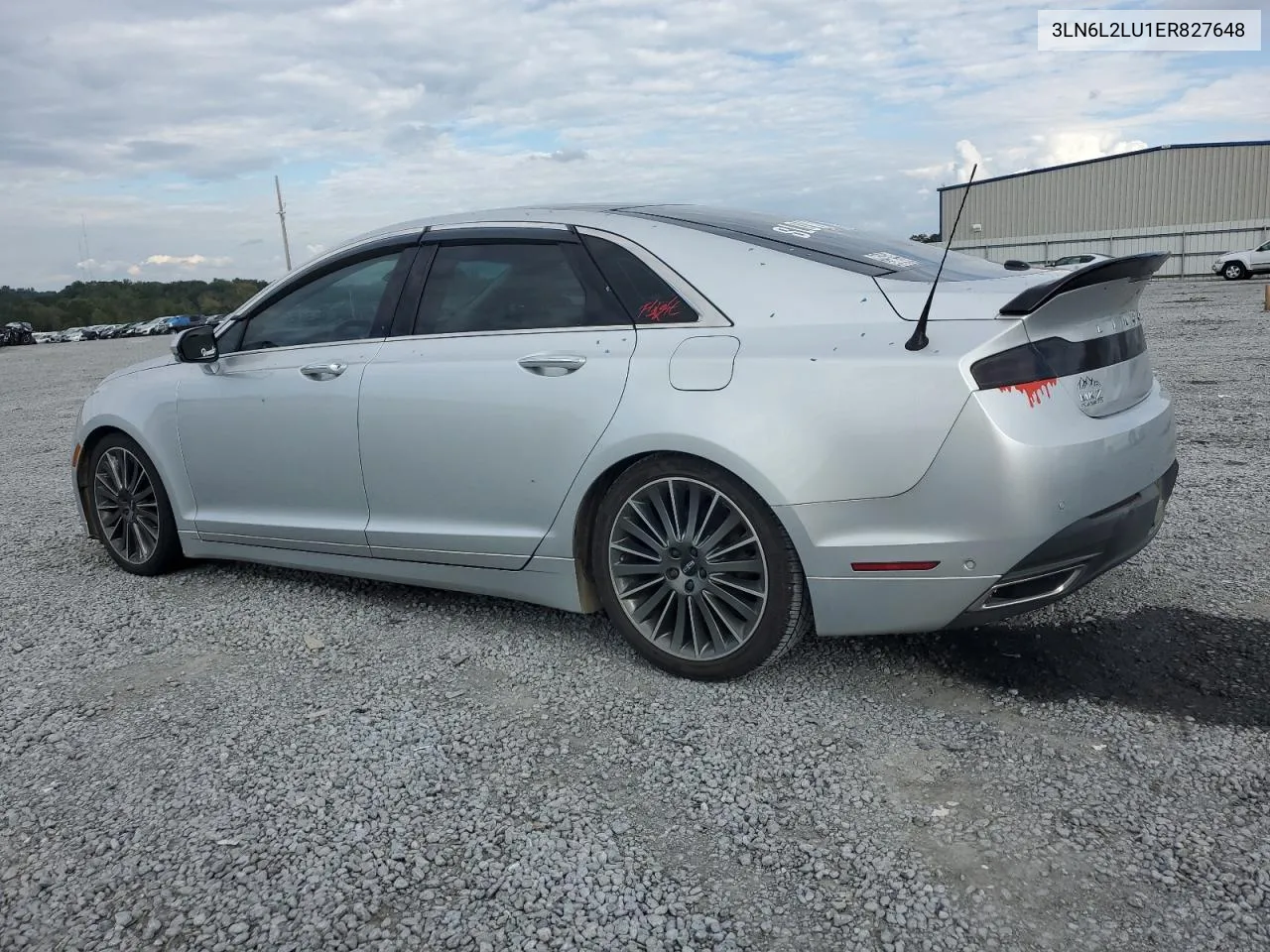 2014 Lincoln Mkz Hybrid VIN: 3LN6L2LU1ER827648 Lot: 73653254