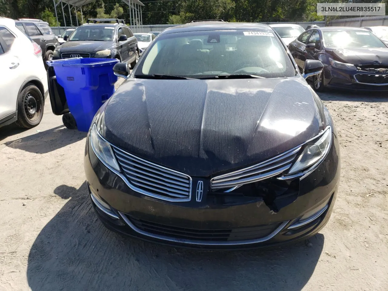 2014 Lincoln Mkz Hybrid VIN: 3LN6L2LU4ER835517 Lot: 74341934