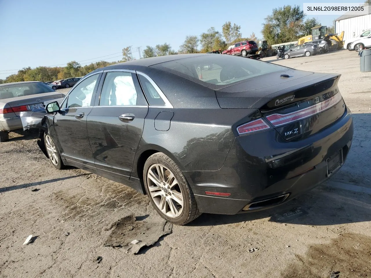 2014 Lincoln Mkz VIN: 3LN6L2G98ER812005 Lot: 75016364