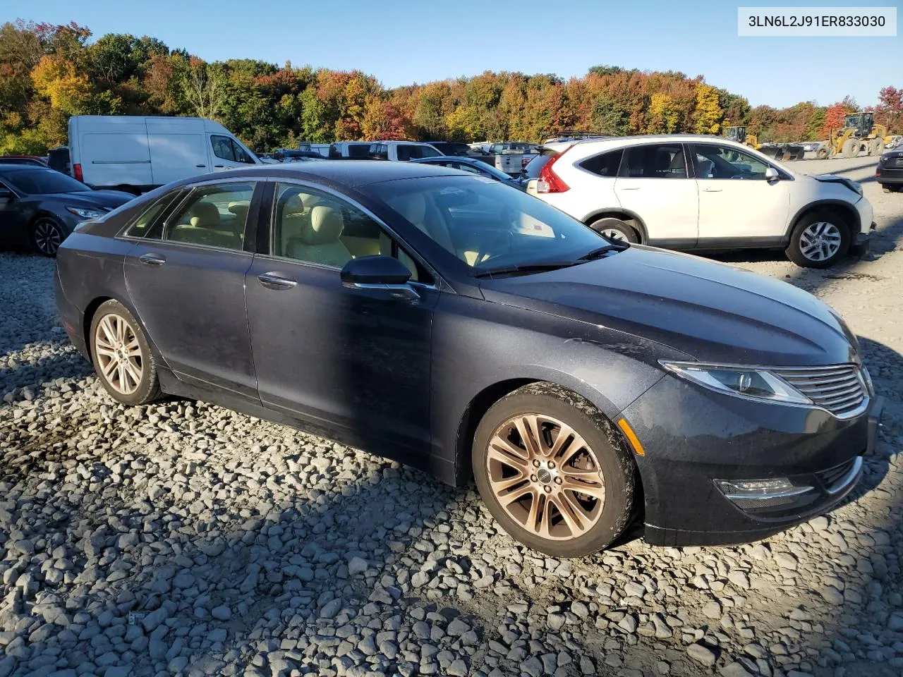 2014 Lincoln Mkz VIN: 3LN6L2J91ER833030 Lot: 76325104