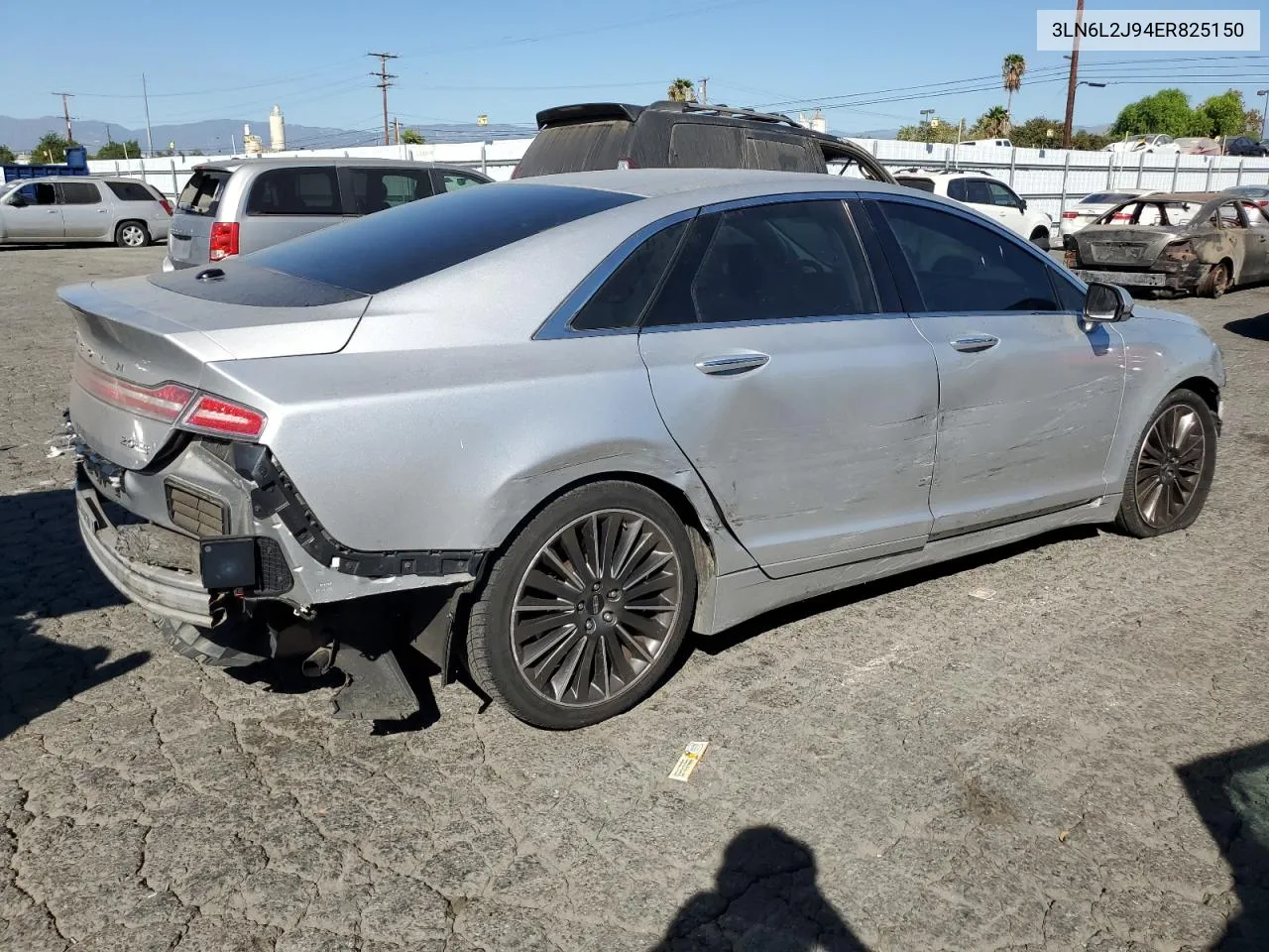 2014 Lincoln Mkz VIN: 3LN6L2J94ER825150 Lot: 77400564