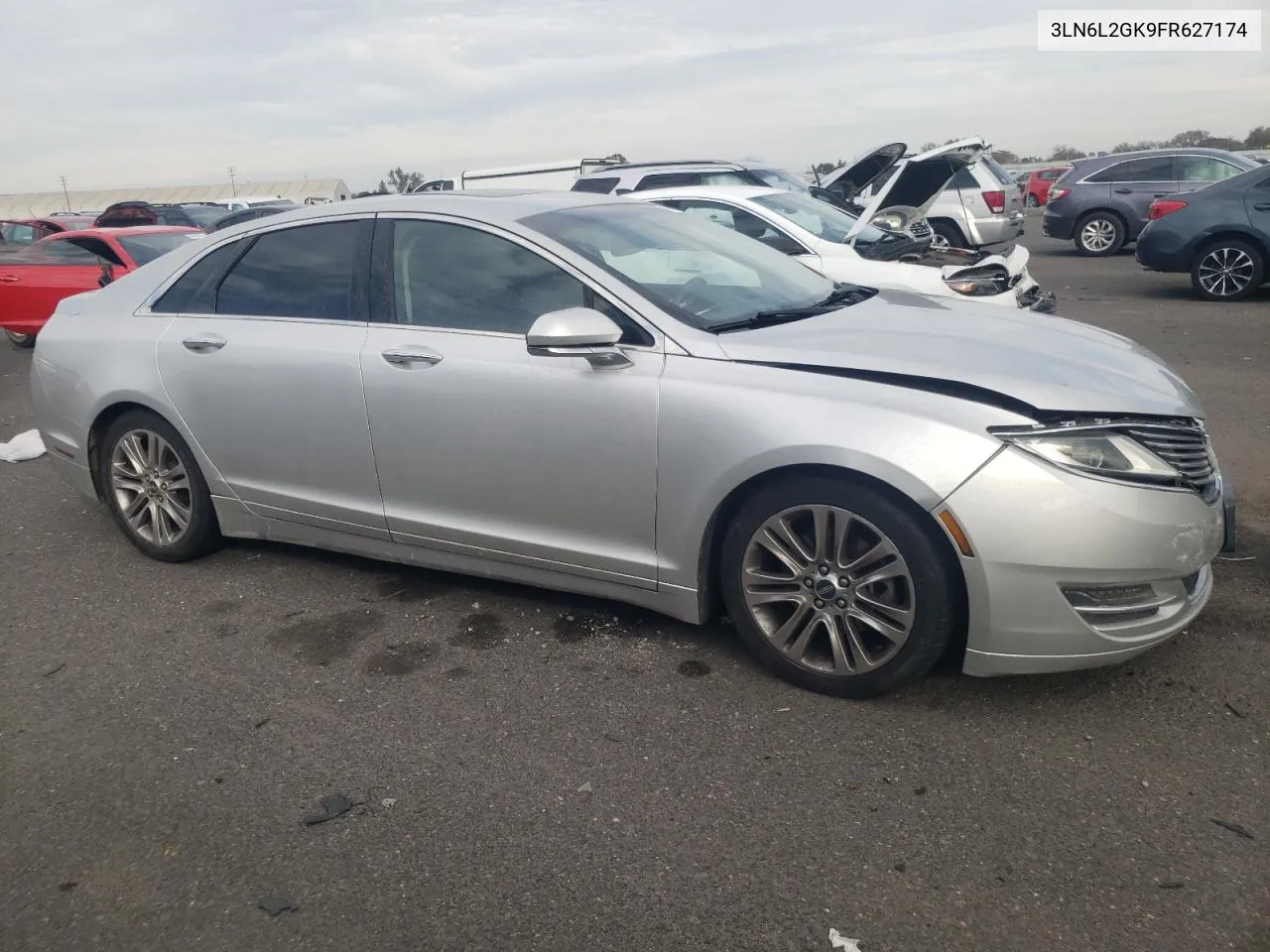 2015 Lincoln Mkz VIN: 3LN6L2GK9FR627174 Lot: 40205554