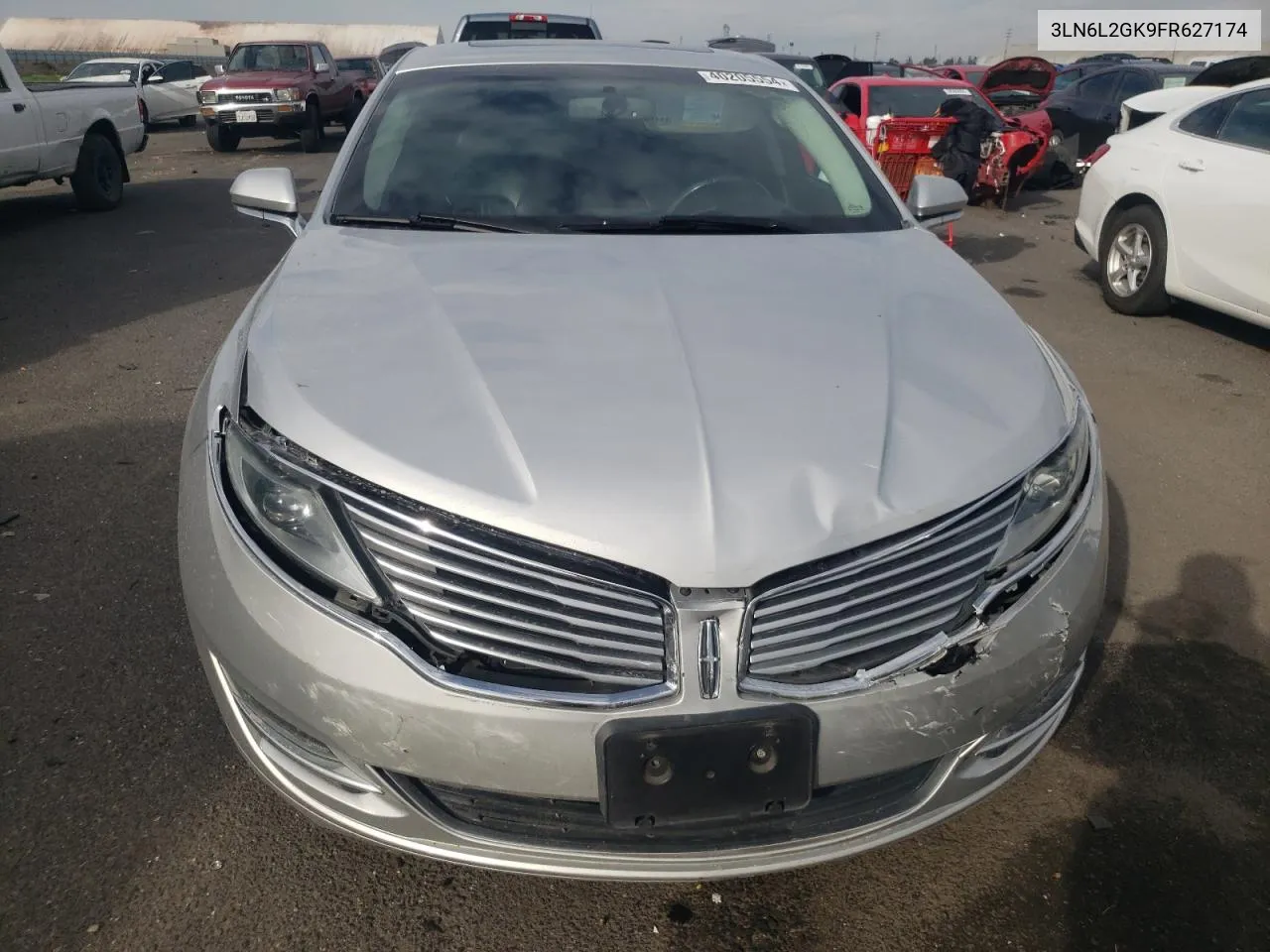 2015 Lincoln Mkz VIN: 3LN6L2GK9FR627174 Lot: 40205554