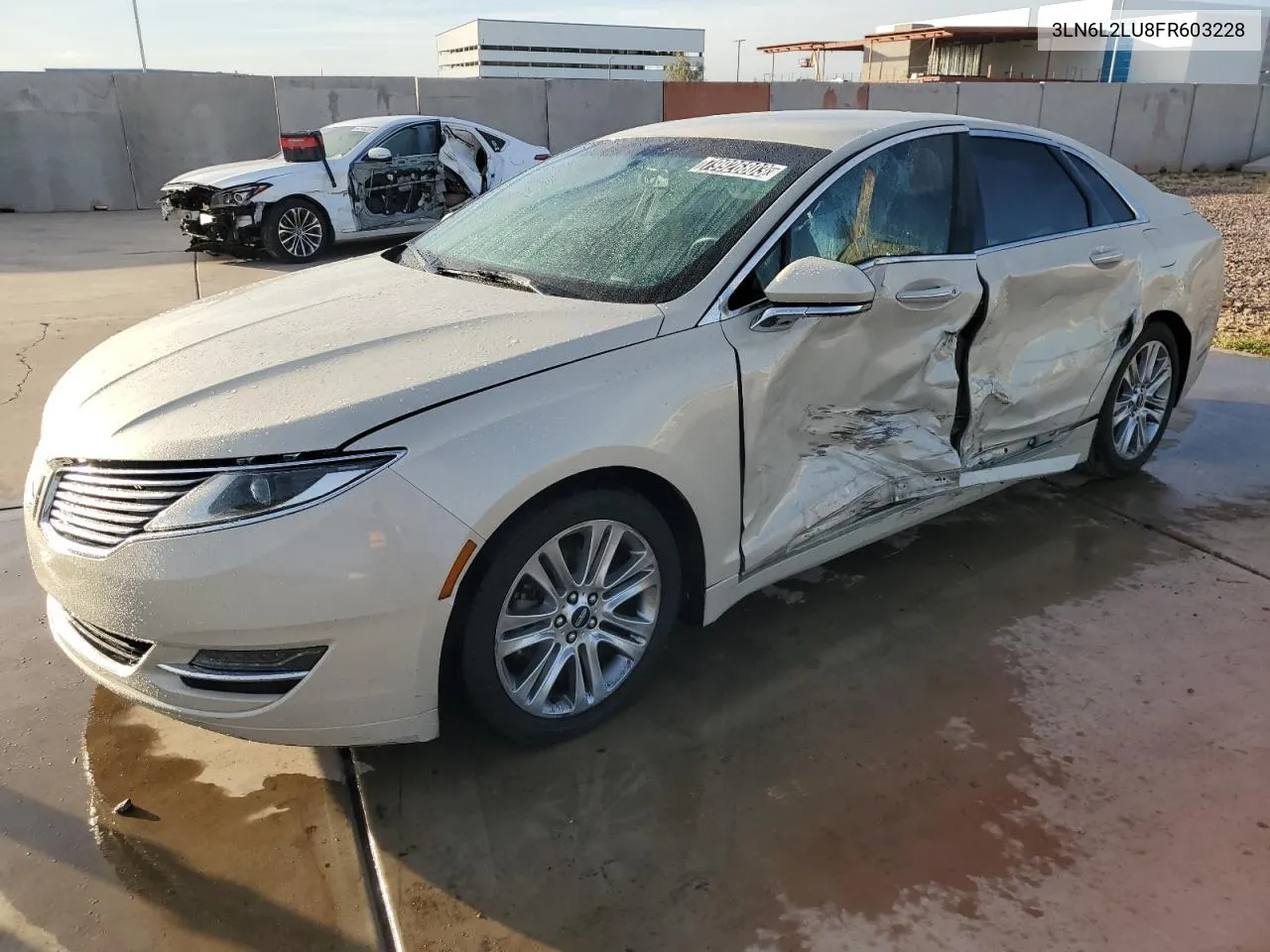 2015 Lincoln Mkz Hybrid VIN: 3LN6L2LU8FR603228 Lot: 43308744