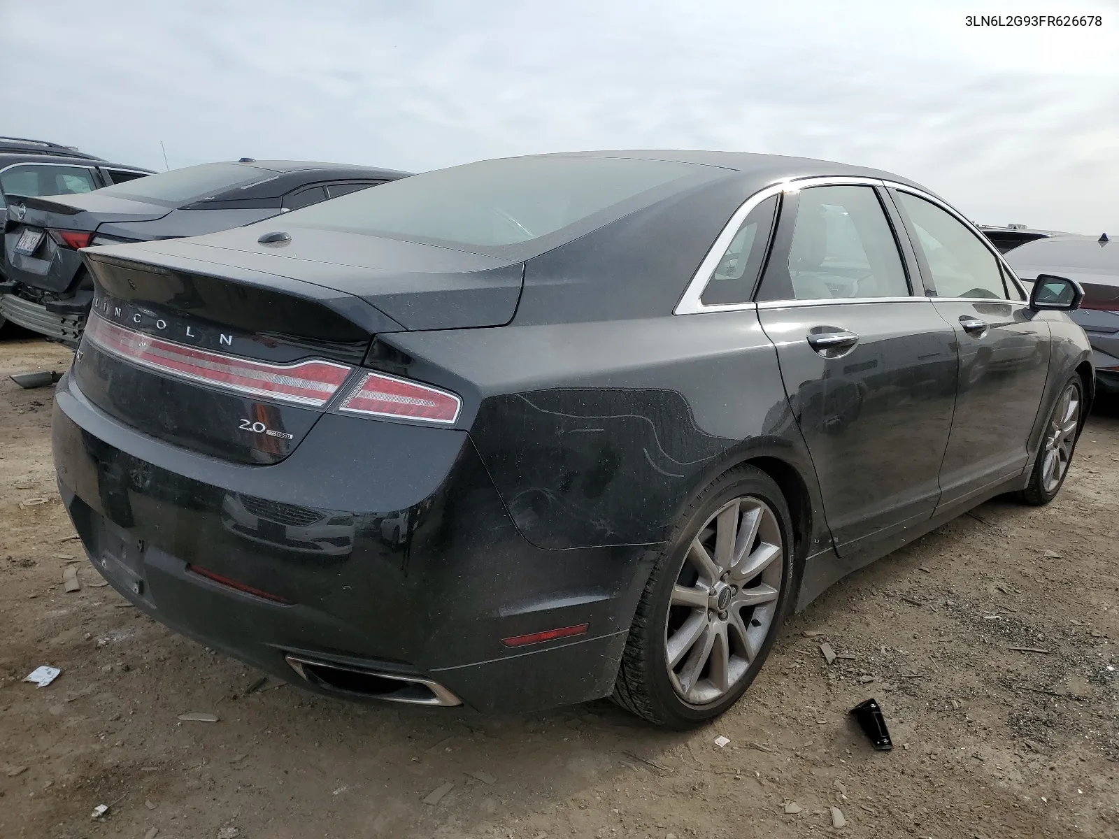 2015 Lincoln Mkz VIN: 3LN6L2G93FR626678 Lot: 52532834