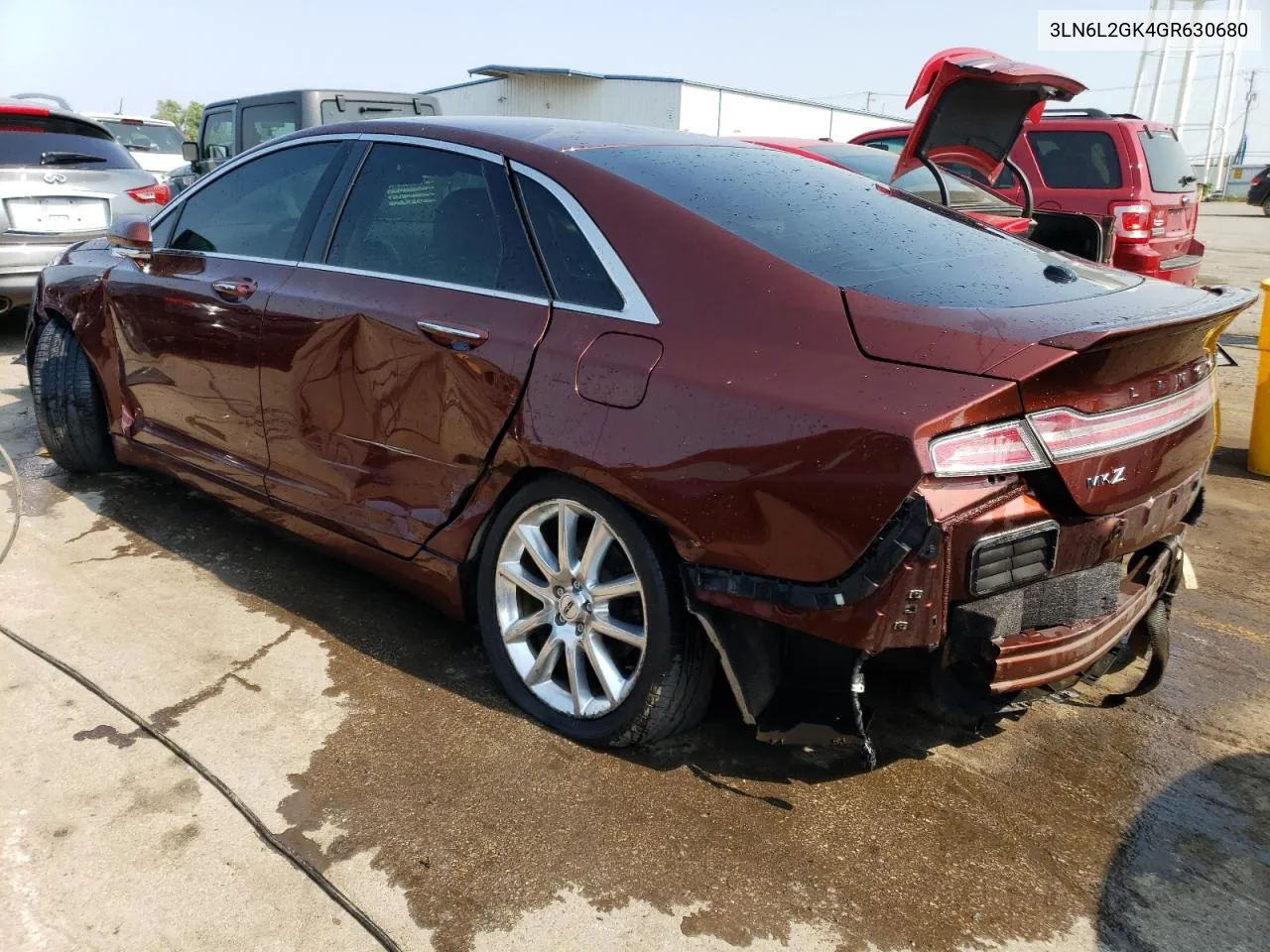 2015 Lincoln Mkz VIN: 3LN6L2GK4GR630680 Lot: 55644633