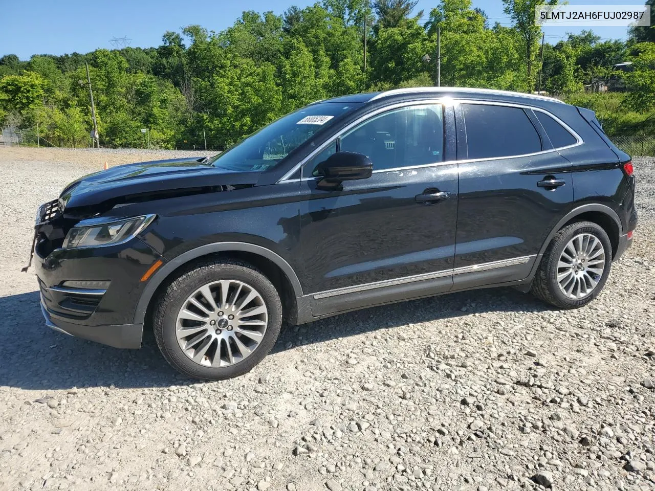 2015 Lincoln Mkc VIN: 5LMTJ2AH6FUJ02987 Lot: 56885204