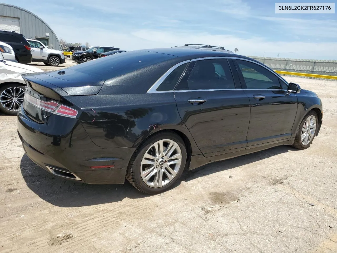 2015 Lincoln Mkz VIN: 3LN6L2GK2FR627176 Lot: 58514594