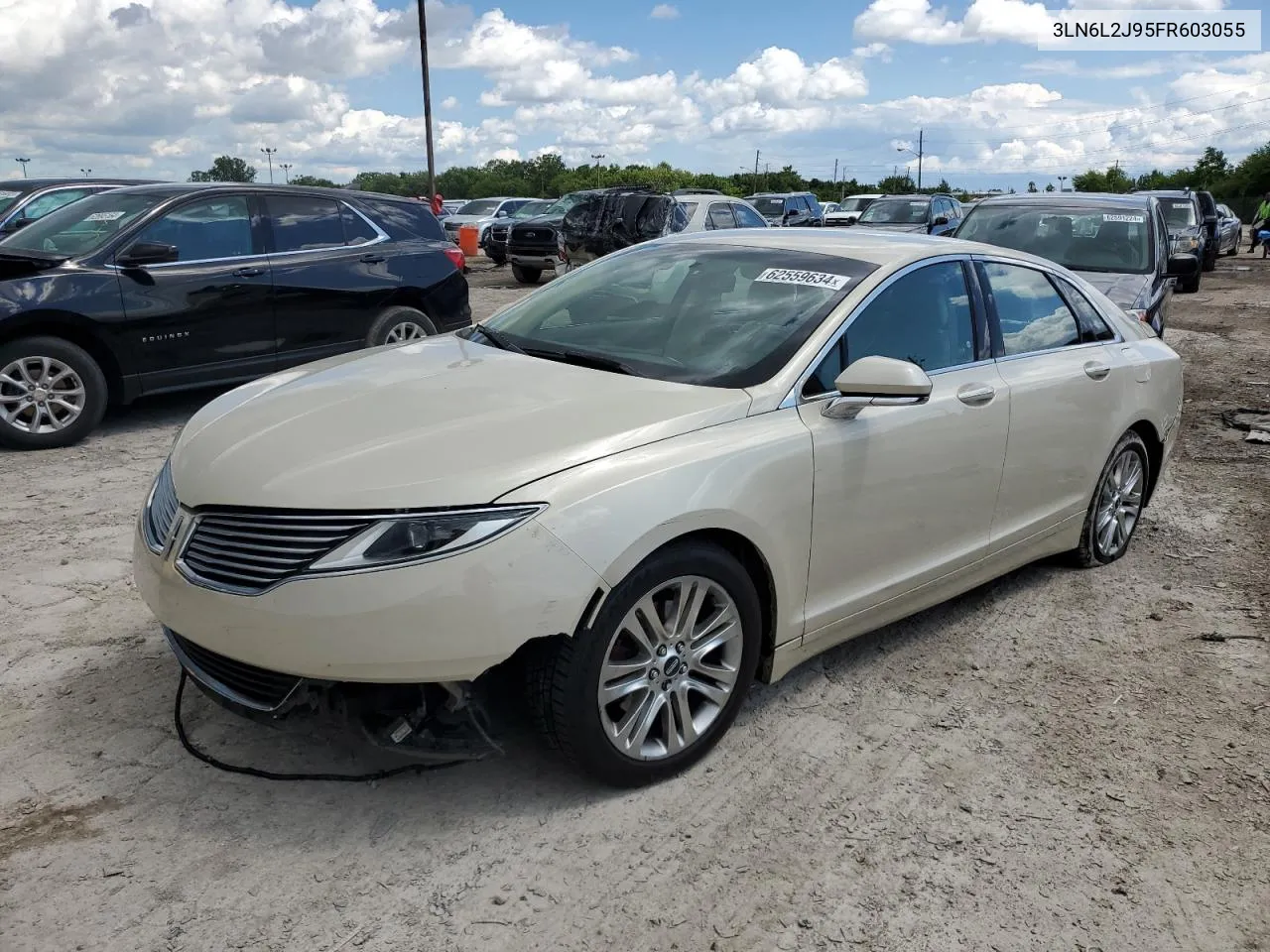 2015 Lincoln Mkz VIN: 3LN6L2J95FR603055 Lot: 62559634